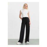 Selen Siyah Kadın Standart Fit Pantolon 26YSL5609