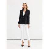 Selen Standart Siyah Kadın Ceket 25YSL1445 - 42