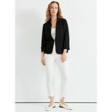 Selen Standart Siyah Kadın Ceket 25YSL1465 - 40