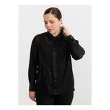 Selen Taşlı Bluz 26YSL8370, 46, 5003392587, Siyah, Kadın
