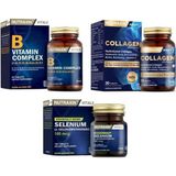 Selenıum 100 Mcg 100 Tablet+Tip 1 Ve Tip 3 Hidrolize Içeren 30 Tablet+B Complex 60 Tablet