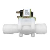 Selenoid Su Valf 12V Solenoid Valve 1/2 Inch PP Malzeme Normalde Kapalı