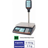 Seles Wsp 15 kg F.hesaplamalı Terazi