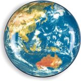 Seletti Cosmic Dinner Earth Asia Porselen Tepsi 32 cm - Naturel - Standart