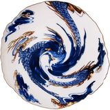 Seletti Diesel Imari Dragon Renkli Porselen Servis Tabağı 28 cm - Standart