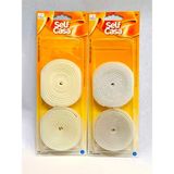 Self Casa MEZ Coats 3 Metre Krem 3 Metre Beyaz Dikilebilir Cırt Cırt En 2 cm Amerikan Fermuarı