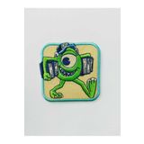 Self Casa Ütü Ile Yapışan Dokuma Arma - Patch - Yama Disney Monsters Mike Wazowski