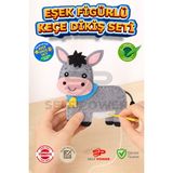 Self Power 1 Adet Keçe Dikiş Eşek Keçe Dikiş Kiti Ip Iğne Elyaf Dahil - Gri