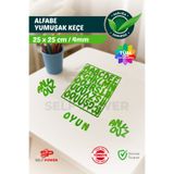 Self Power 3+ Yaş Çocuklar İçin Alfabe Keçe Harf Tanıma&Eşleştirme Eğitic i ABC Öğrenme Sınıf ve Ev Eğitimi