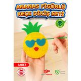 Self Power Çocuklar İçin Kendin Yap Keçe Dikiş El Sanatları 3 Yaş Ve Üzeri Çocuklar İçin Ananas Eğitici Oyuncak