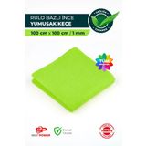 Self Power İnce Keçe Kumaş Fıstık Yeşil 1 Metre 100x100 Cm Ölçülerinde Renkli Aktivite Metrelik Keçeler Yumuşak