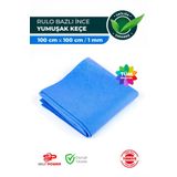 Self Power İnce Keçe Kumaş Mavi 1 Metre 100x100 Cm Ölçülerinde Renkli Aktivite Metrelik Keçeler Yumuşak