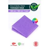 Self Power İnce Keçe Kumaş Mor 1 Metre 100x100 Cm Ölçülerinde Renkli Aktivite Metrelik Keçeler Yumuşak