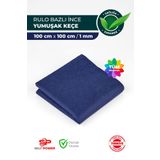 Self Power Lacivert Ince Keçe Yumuşak Kumaş Lacivert 1 Metre 100x100 Cm Ölçülerinde Renkli Aktivite