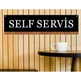 Self Servis Tabelası 50X15 cm Tek Yön 3mm Pleksi - 50 x 15 cm