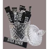 Self Stick Şeker Siyak Kuşe 3 gr.e x 1000 Adet (net 3 kg)