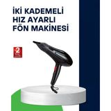 Selfbuysell 2200W Saç Kurutma Makinesi Soğuk ve Sıcak Üfleme Fonksiyonlu