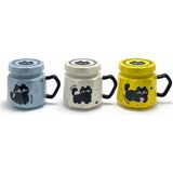 Selfbuysell 3D Kedi Figürlü Kapaklı Kupa Bardak ALK5034 - Belirtilmemiş