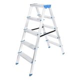 Selfbuysell 5+5 Çift Basamaklı Alüminyum Metal Merdiven - Belirtilmemiş