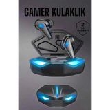 Selfbuysell Bluetooth Oyuncu Kulaklığı LED Işıklı Kablosuz Anc Özelliği