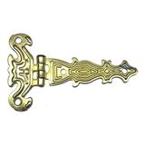 Selfbuysell Dekoratif, Sac Tek Kuyruklu Menteşe - 40X68 Mm, Küçük, Sarı, 100 Adet