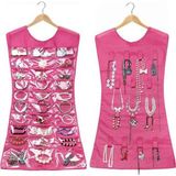 Selfbuysell Elbise Şeklinde Takı Organizeri - Pembe - 3 Adet - 170 x38