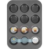 Selfbuysell Muffin Cupcake Kalıbı - Belirtilmemiş - (ClearEyelets)Black-RadiantOrchid