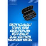 Selfbuysell Rgb Işıklı Çift Mikrofonlu Siyah Profesyonel Oyuncu Kulaklığı Kablosuz Kulakiçi