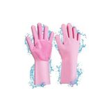 Selfbuysell Sihirli Isıya Dayanıklı Silikon Çok Amaçlı Bulaşık Eldiven Fırçası Magic Gloves - Standart