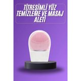 Selfbuysell Titreşimli Yüz Masaj Aleti Titreşimli Makyaj Temizleme Cihazı