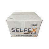 Selfex Şeffaf Market Poşet Torba - Hışır Atlet Poşet - Büyük Boy - 200 Adetlik 20 Rulo/Koli
