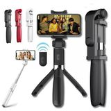 Selfie Stick L01 Bluetooth Kumandalı Selfie Çubuğu Tripod Monopod (5250)