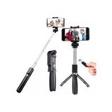 Selfie Stick L01 Bluetooth Selfie Çubuğu Tripod monopod Uzaktan Kumandalı