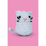 selfiko Kedoli Örgü Öğrenme Kiti Kedi | Yeni Başlayanlar İçin Videolu Tığ İşi Amigurumi Kedi Örgü Seti