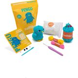 Selfiko Pengu Örgü Öğrenme Kiti | Yeni Başlayanlar Için Videolu Tığ Işi Amigurumi Penguen Örgü Seti - Tür