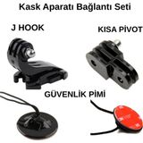 SelfPrestige Araı Tour X5 Motosiklet Kask Çene Aksiyon Kamera Tutucu(Tutucu Görseli Temsilidir )