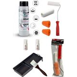 Selfy Decor Islak Zemin Boyası Country Gri 500 ml Tezgah,fayans,granit,mermer,seramik Boyama Seti