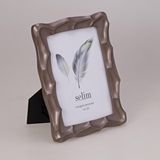 Selim 15x20 Telles Çerçeve Taupe Çok Renkli