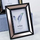 Selim Dekor 10x15 Elsira Aynalı Çerçeve Siyah