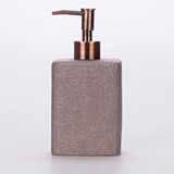 Selim Linen Sıvı Sabunluk Taupe Gri