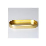 Selim Tiny Altın Oval Tepsi