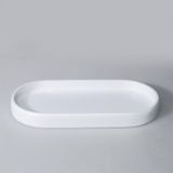 Selim Tiny Beyaz Oval Tepsi