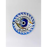 Selimiye Temalı Polyester Kabartmalı Nazar Magnet Çap: 7 Cm – Dekoratif Hediyelik Buzdolabı Süsü (Kod:1210)