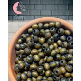 Selin 10 mm Renkli Ahşap Boncuk 100 g ( ort 250 / 300 Adet ) - Kahverengi