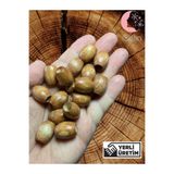 Selin 20 Mm Meşe Oval Ahşap Boncuk ( 50 Adet)