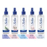 Selin 5x100 ml Ardıç + Çiçek Buketi + Buz Ferahlığı + Kiraz Çiçeği + Okyanus Esintisi Kolonya
