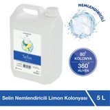 Selin 80 Derece Nemlendirici Limon Kolonyası 5 Lt Ferahlatıcı Koku ile Hijyen Sağlar