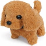 Selin Toyspilli Yürüyen Havlayan Peluş Köpek - Kahverengi