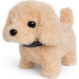 Selin Toyspilli Yürüyen Havlayan Peluş Köpek - Krem - Sarı