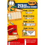 Selis Craft Okul Etiketi Garfıeld Temalı Özel Isim Yazılabilen Kalem, Defter, Boya, Kitap Etiketi - 213 Adet - Renkli - Parlak Sticker - 36 x 29,7 cm